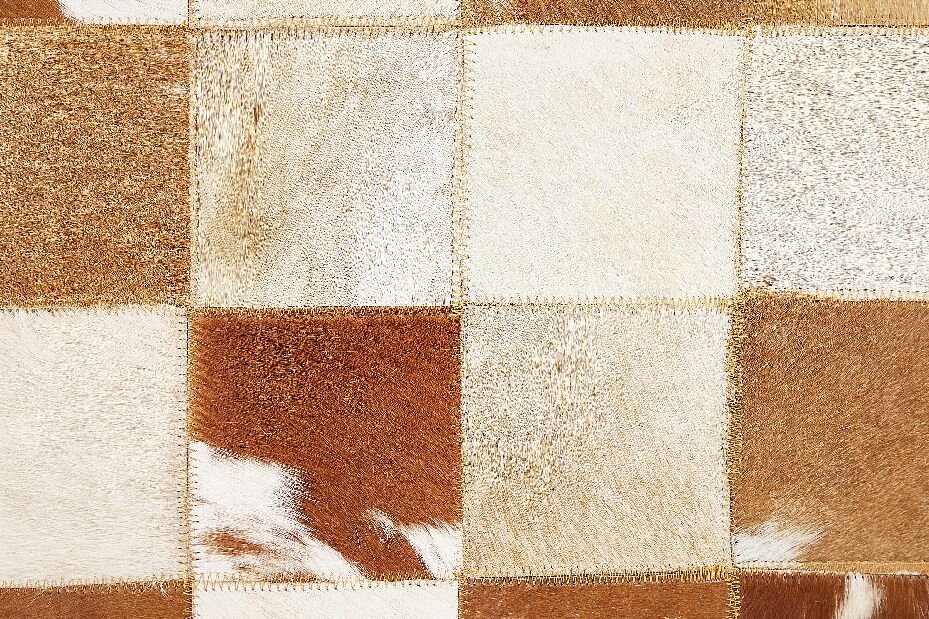 Koberec 140x200 cm CALIMA (patchwork hnedá)