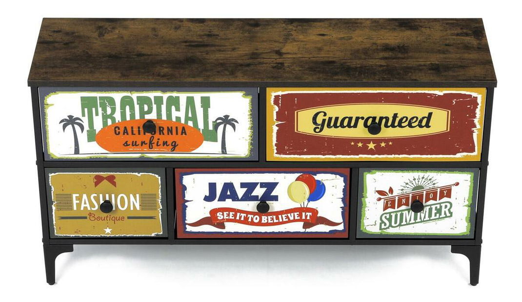 Komoda Alharacas 1 (čierna)