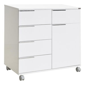 Komoda na kotačima Aderyn 2 (bijela)