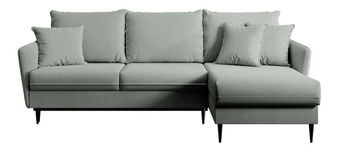 Kutna garnitura Vivaldio L  (siva + crna)