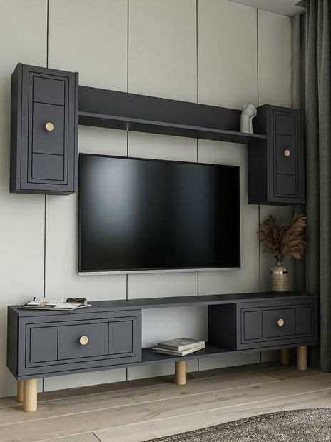 Obývacia stena Darino (antracit)