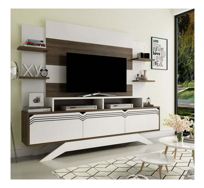 Mobilier living Dajama 1 (nuc + alb)