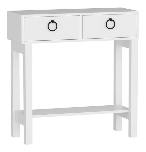 Konzolový stolík Sitona (biela) 