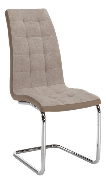 Scaun de sufragerie Santa new (bej + Crom)