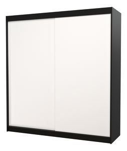 Dulap de haine Talencia (Negru + Alb)