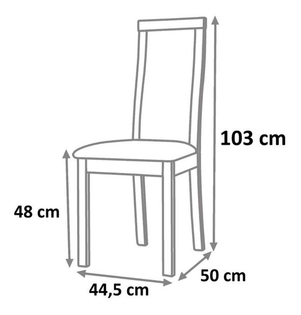 Set 2 buc. scaune sufragerie Dezi (cireș) *vânzare