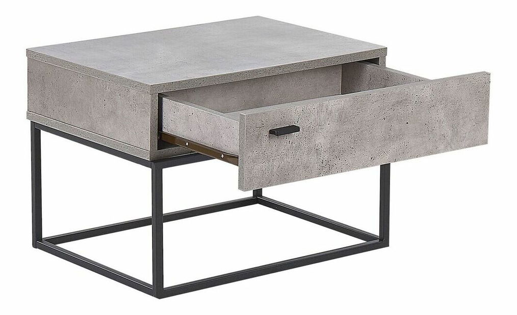 Nočný stolík CURE (svetlosivá)