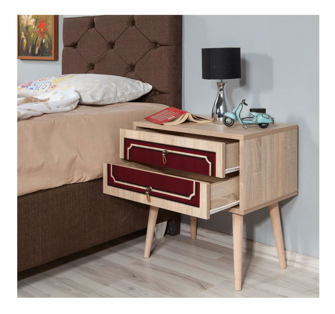 Noptieră Sopatu 11 (stejar sonoma)