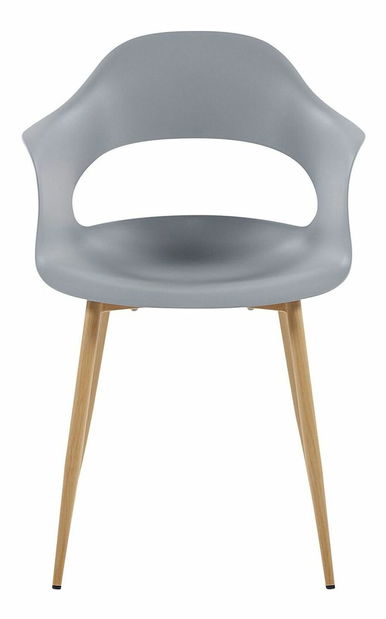 Set 2 buc. scaune de sufragerie URCA (gri deschis)