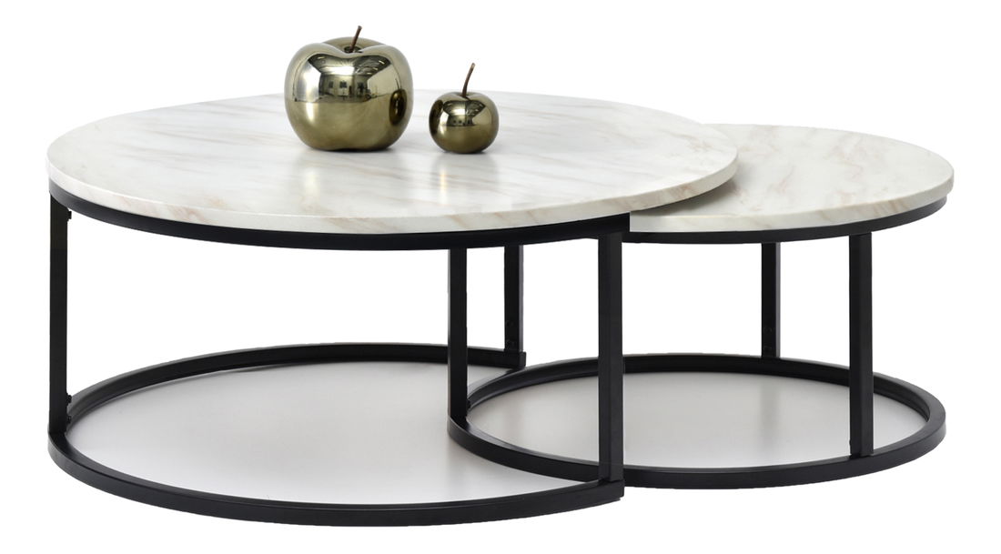 Măsuță de cafea Kolja Zest Xl (bej + negru)