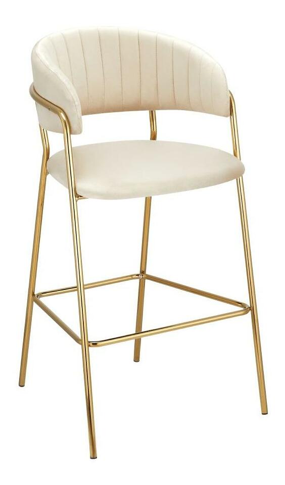Barska stolica Dasmona 2 (bež + zlatna + krom) 