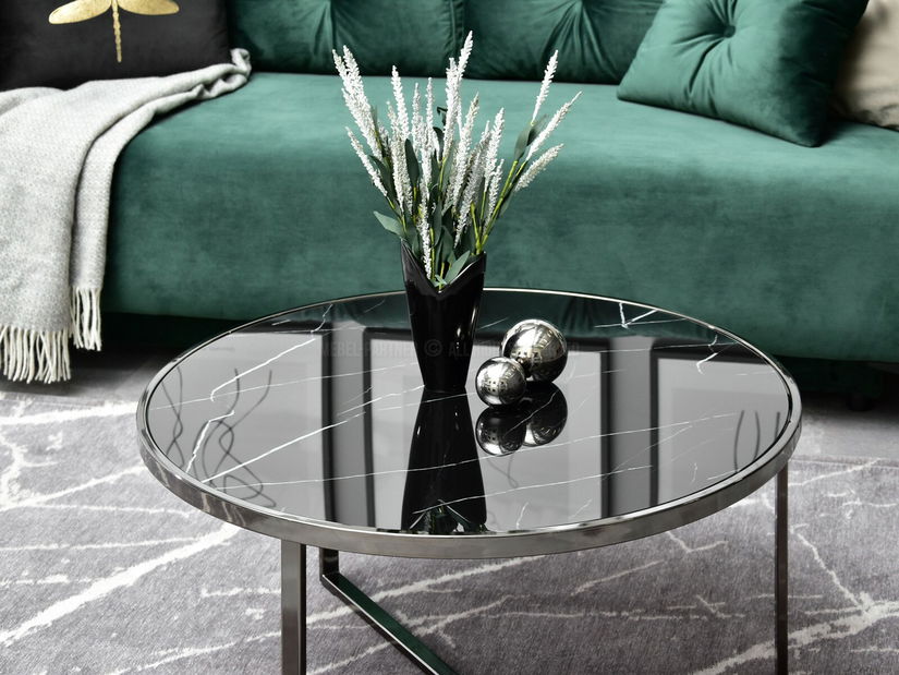 Stolić za kavu Natol (crna + nikal)