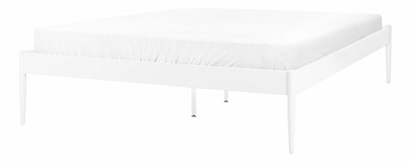 Manželská posteľ 140 cm Victoire (biela) (s roštom)