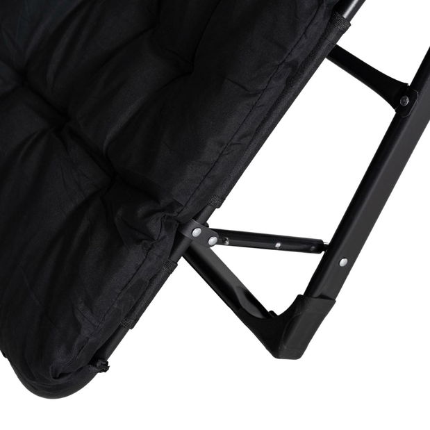 Vrtna ležaljka Enfrenta (crna) 