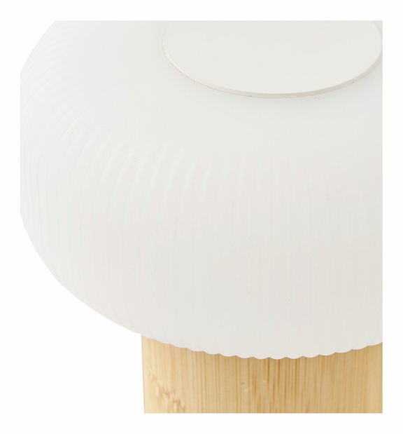 Lampă de masă Srilinaora (natural + alb)