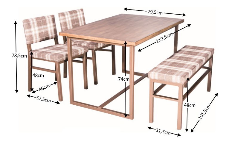Étkezőszett Lakin 1+4 (4 fő részére)