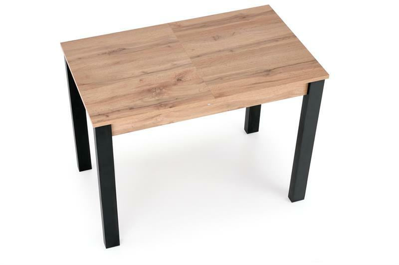 Étkezőasztal Gisel (wotan tölgy + fekete)
