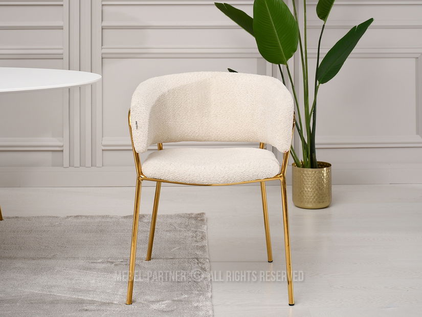 Szék Sorento (krém + arany)