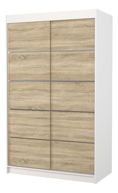 Dulap de haine Botres (Alb + Stejar sonoma)