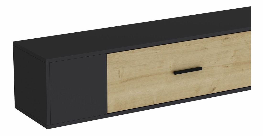 Masă TV Kondor (antracit + Stejar safir)