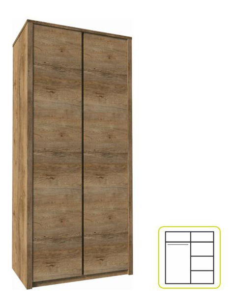 Dulap de haine Modestus S2D