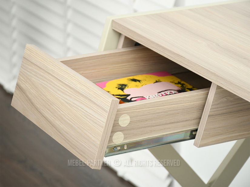 PC stolić Desiguo (bež pepeo + krem)