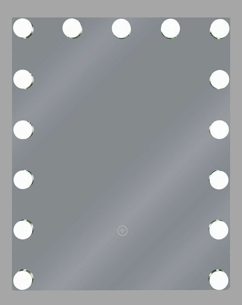 Nástenné zrkadlo Lucza (strieborná)