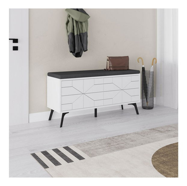 Ormarić za obuću hrasten (bijela)