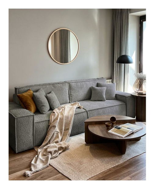 Canapea trei locuri Fatime (antracit)