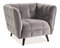 Fotelja Carmine (siva)