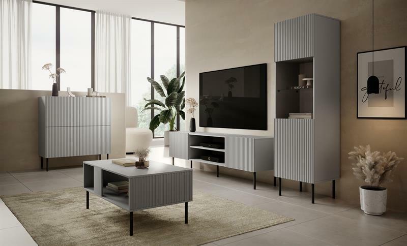 Ormarić Asania (crna + siva)