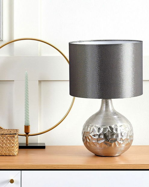 Stolná lampa Yakuna (sivá)