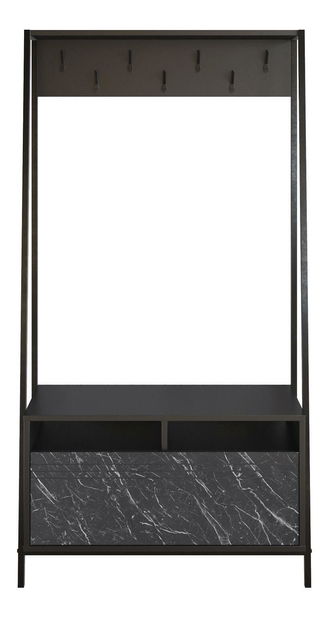 Set za predsoblje Dudulo (crni mramor)