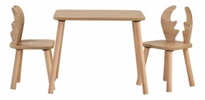 Set detský stolík a 2 stoličky Garmo (orech)