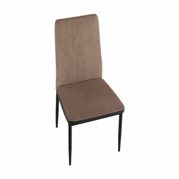 Blagovaonska stolica Enrico (svijetlo smeđa + crna)