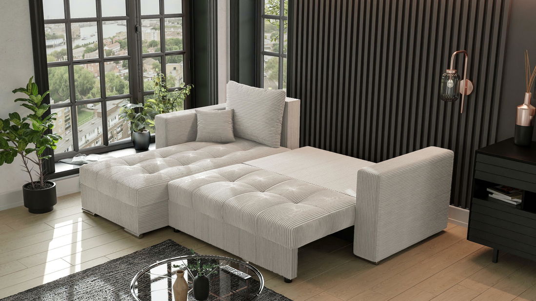 Rohová sedačka Josie (L) (béžová)