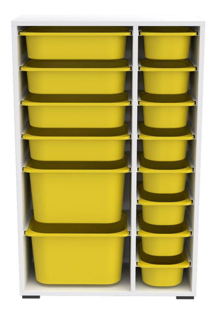 Játékrendszerező Dremonka 7 (sárga + fehér)