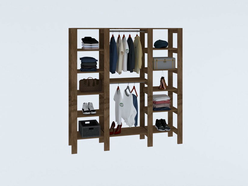 Regál Clementine 4 (dió)