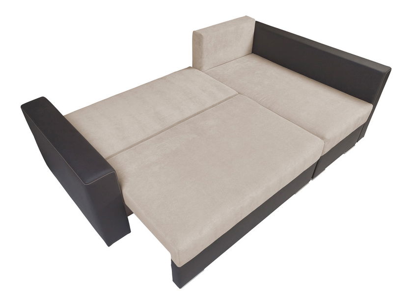 Rohová sedačka Birgit sivá, pravá