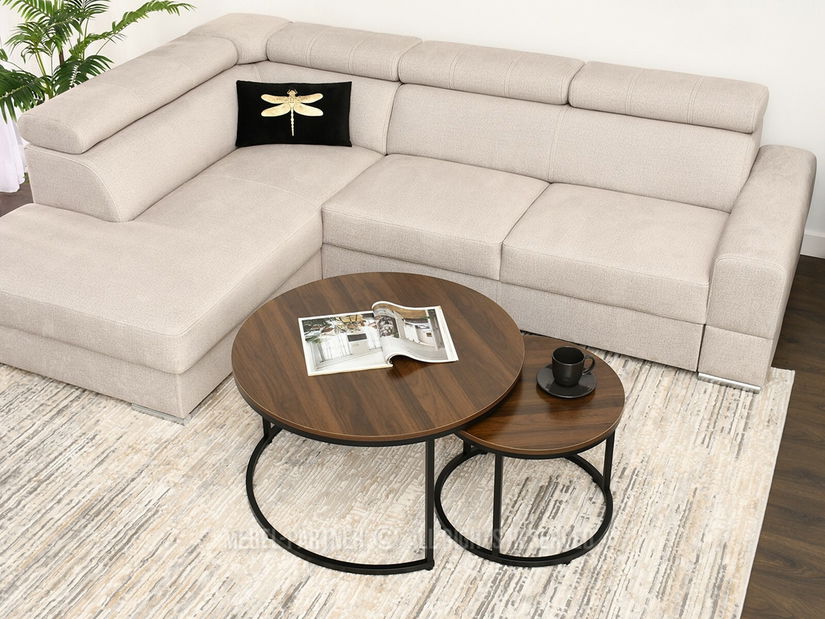 Stolić za kavu Klara (orah + crna)