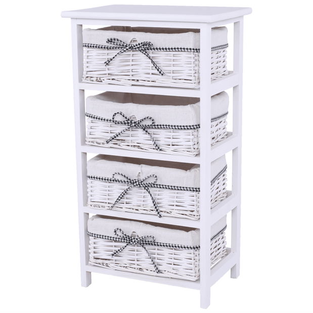 Komoda Shatesne 4 (bijela) *rasprodaja