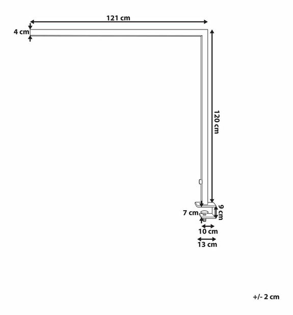 Asztali lámpa Vagus (fekete) 