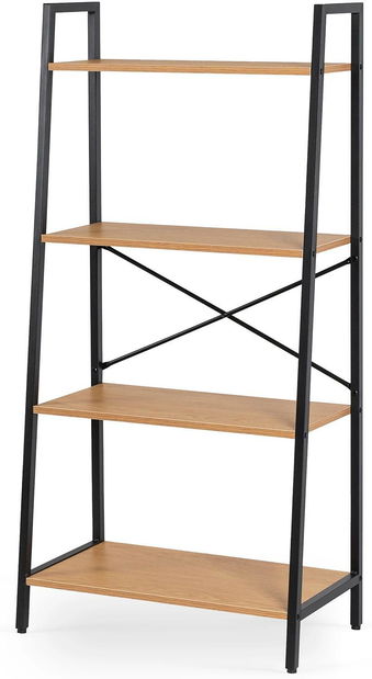 Raft Goleadora (stejar + negru) 