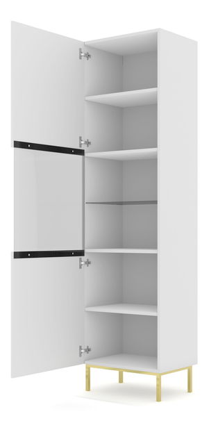 Vitrin 1DS Rowanna (fehér + arany)