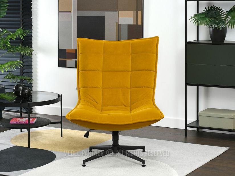 Fotel Palma (méz + fekete)