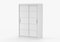 Šatníková skriňa Nestor 06 (biela + biela)