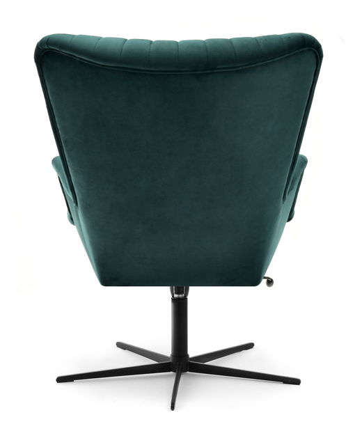 Relaxačné kreslo Elesenta (zelená + čierna)