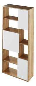 Regál Umini (dub sonoma + biela)