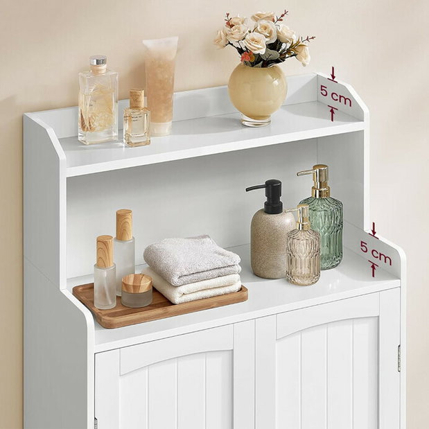 Kúpeľňová skrinka Auka (biela)