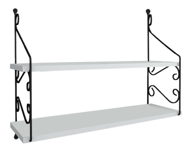 Zidna polica Serra 1 (bijela)